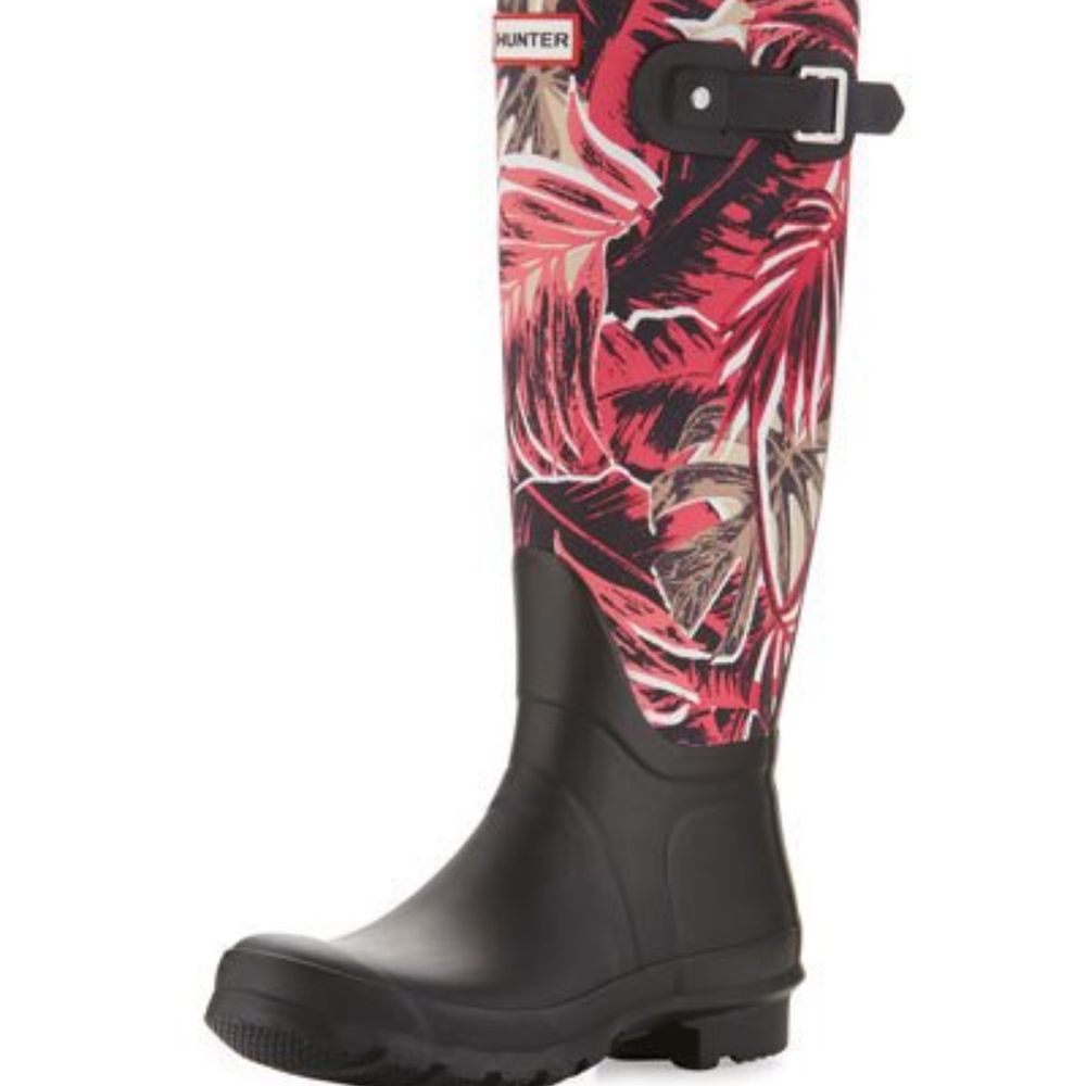 Hunter Boot Original Tall Jungle-Print Boots - Picture 5 of 6